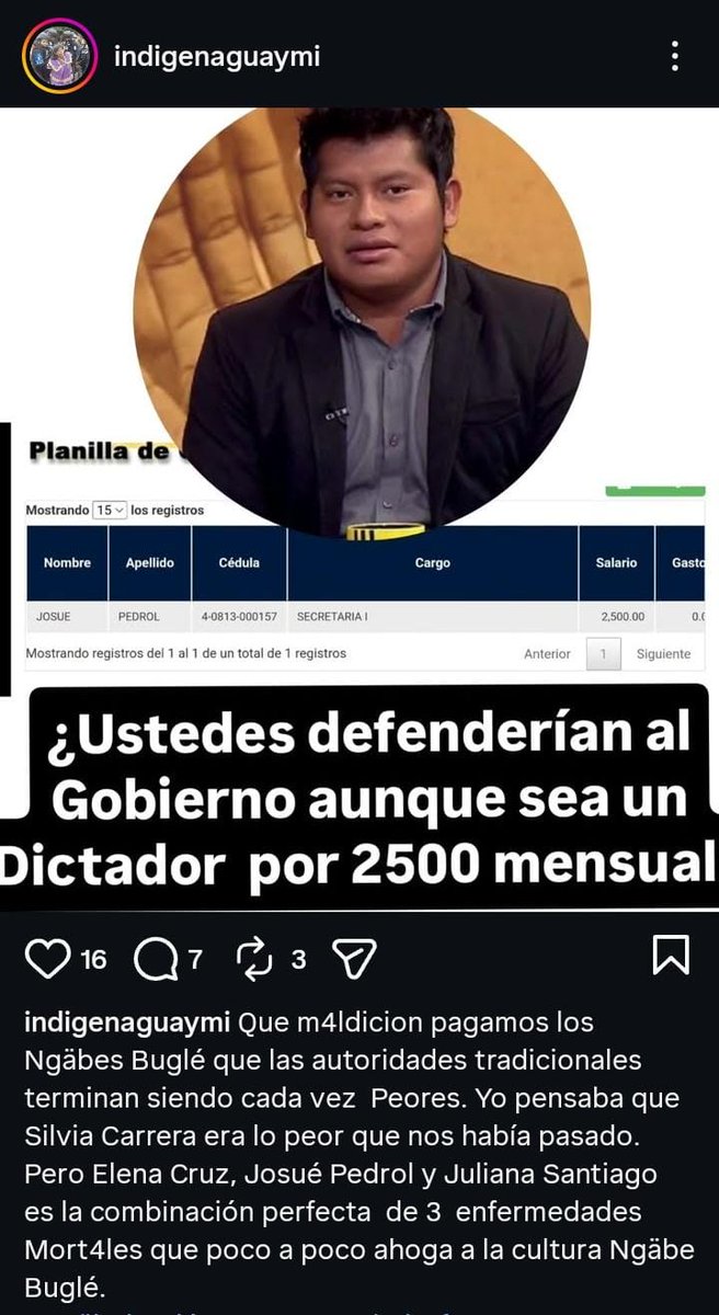 Por eso es que apoya la minería. ¿Cuántos más vendidos habrán?