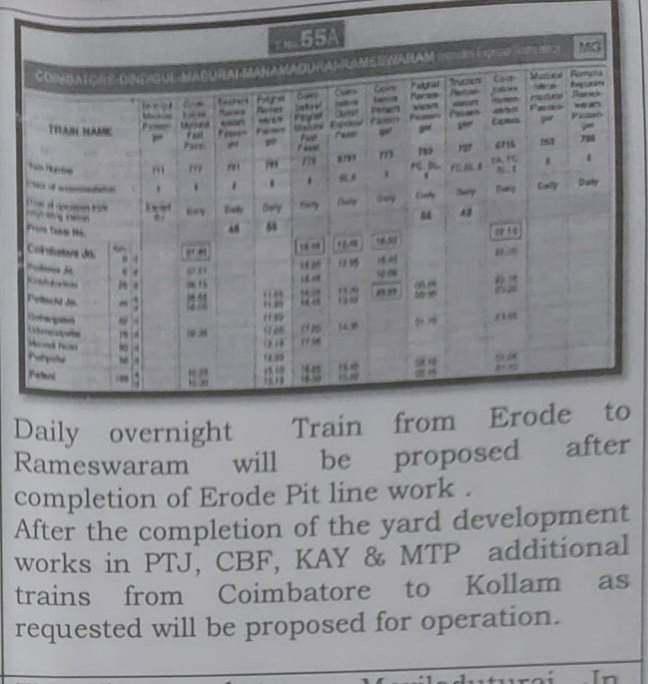 devkiran1990's tweet photo. This reply  from @SalemDRM to  DRUCC was held 2 yrs ago. Even the said works are over, no action has been taken to introduce the said services. What's the purpose of conducting such meetings? Is it just to discuss matters or nut eating? @AshwiniVaishnaw @GMSRailway @Robinjourno https://t.co/dFyc0f8LYs