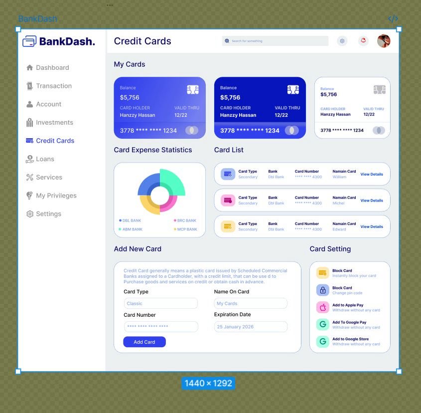 Hanzzy476548's tweet photo. Replicating a fintech dashboard UI as a learning exercise.
Learning by rebuilding. 🔁✨ https://t.co/gwrKLSIlau