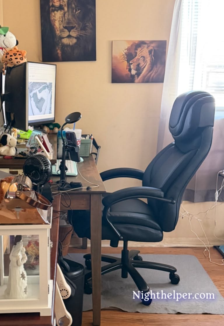 AD Check out our latest review on <a href="/NightHelperBlog/">LisaLisa C</a> of the <a href="/comhoma_offical/">COMHOMA</a> PU Office Chair 500lbs w/ Ergonomic Back &amp; Adjustable Headrest bit.ly/4a9xVzg 😃#comhomaofficechair #officechairreview #bigandtallofficechair #plussizedfurniture #NightHelperBlog #blogreview