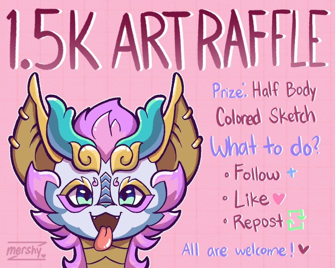 mershyz's tweet image. It is time once again :D

❤️FREE ART RAFFLE❤️

ENDS FEBRUARY 28TH TO GIVE PLENTY OF TIME