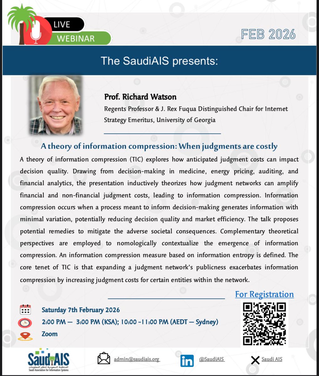 المنظمة السعودية لنظم المعلومات SaudiAIS tweet media