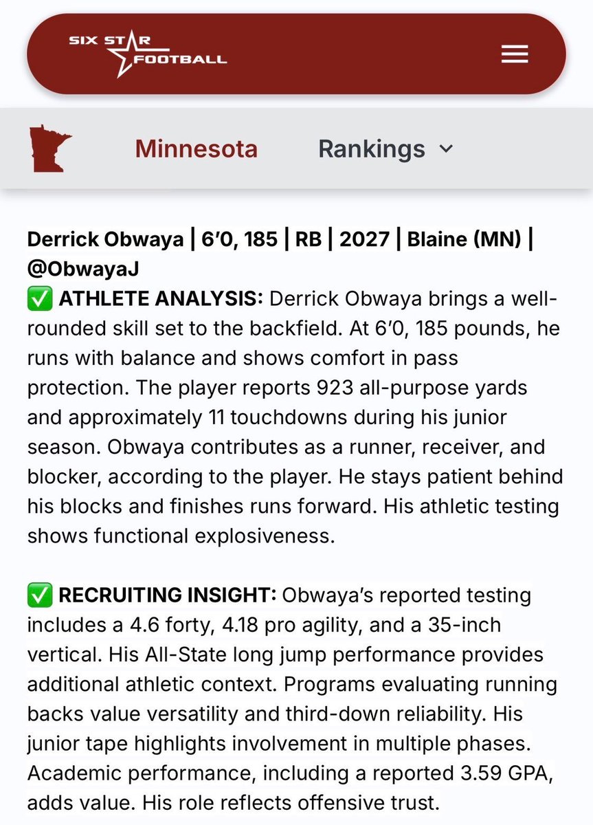 ObwayaJ's tweet image. @sixstarfootball 

Thank you for the write up!