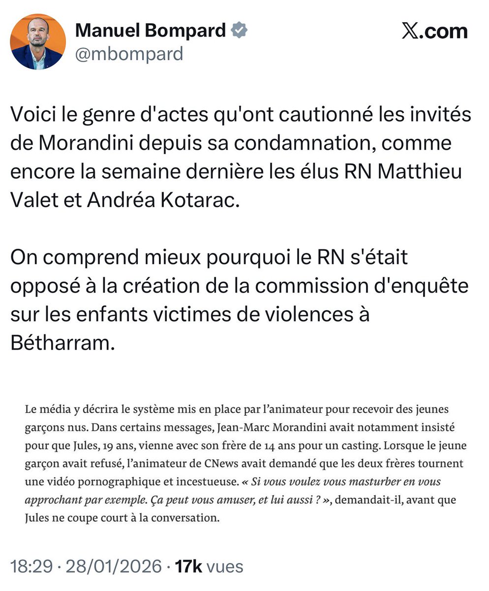 <a href="/Francois_Ruffin/">François Ruffin</a> Oui et t’as vu, il n’a pas non plus condamné le Hamas, bouffon