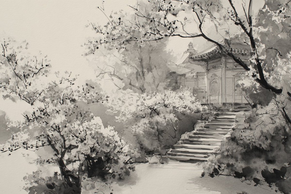 LudovicCreator's tweet image. 🎨 INK WASH WHISPER 🎨

Base prompt :

[SUBJECT] rendered as an Ink Wash Whispers, using varying shades of black ink to create a sense of depth and movement. Focus on delicate lines and subtle gradations from deep black to pale grey, evoking the ephemeral nature of a whisper.…