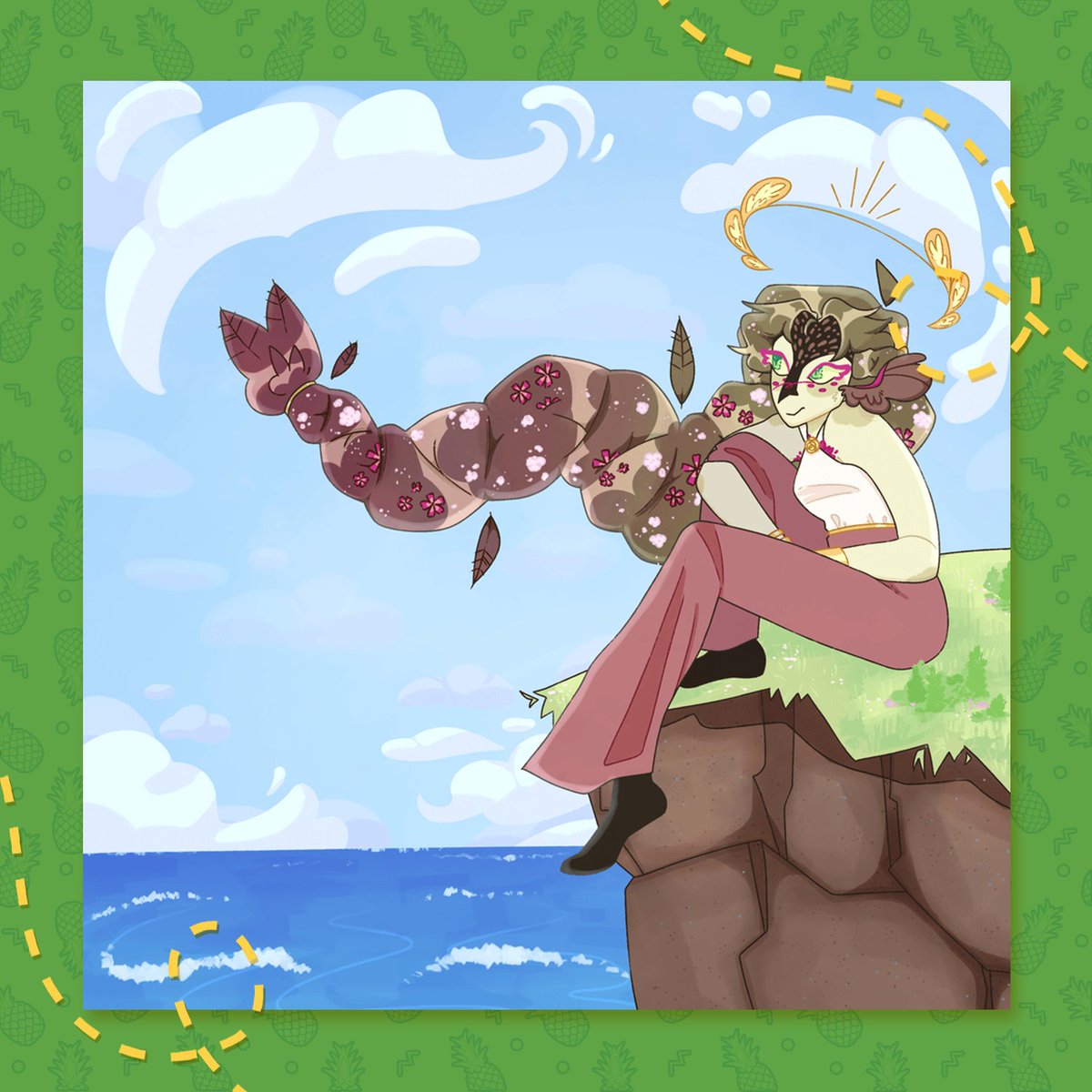 🫐Contributor Intro🫐

Hello. My name is Shawn Spencer, and this is my partner Scrooge Jones….oh wait I mean @/sketchsprite (tumblr) !

@/sketchsprite (tumblr) is joining us a page artist! With a fan of all things silly detective they will be bringing all the fun!