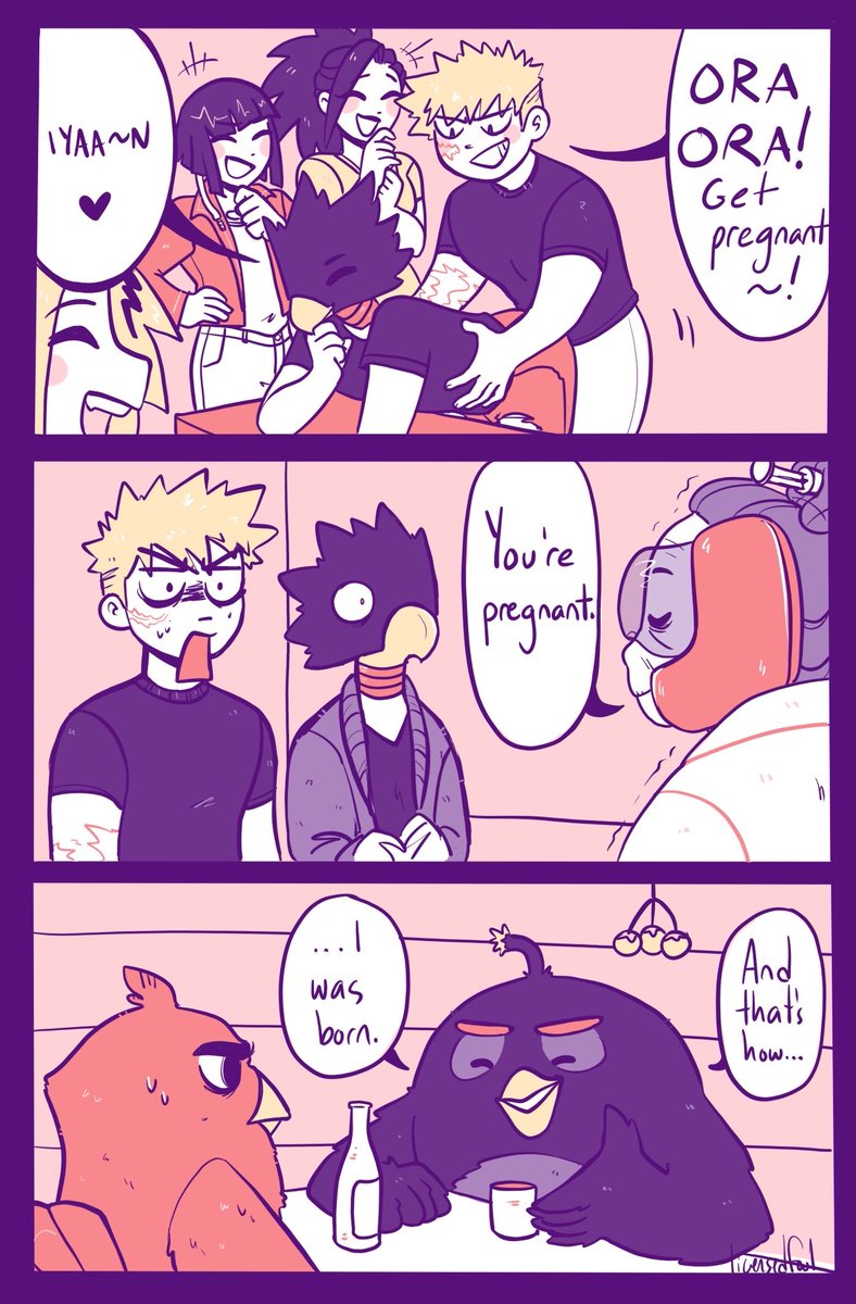 Ora Ora! Get pregnant!! 💥🐦‍⬛#tokobaku 

[Just got this incredible art from <a href="/licensedf00l/">FOOL!</a>]