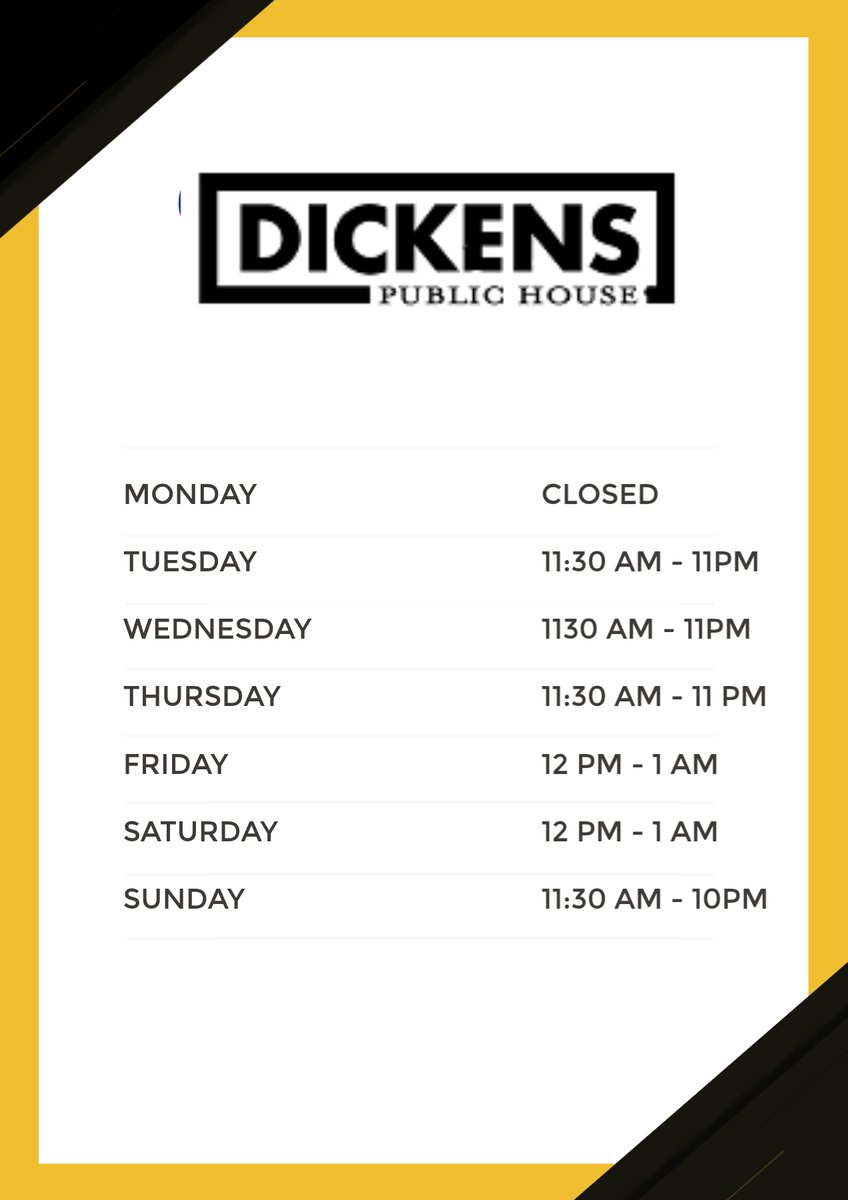 Check our opening hours: Closed on Mondays, Tue-Wed-Thu 11:30 AM - 11 PM, Fri-Sat 12 PM - 1 AM, Sunday 11:30 AM - 10 PM. Plan your visit accordingly. #OpeningHours #PlanAhead #VisitUs