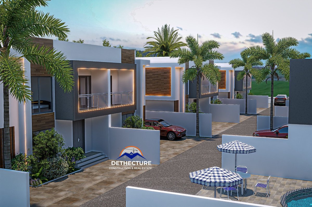 dethecture's tweet photo. Happy Weekend!
Discover our stunning 3-bedroom semi-detached townhouses — where comfort meets modern design.
✔️ All rooms ensuite
✔️ Home office &amp; gym
✔️ Outdoor terrace
✔️ Modern kitchen + outdoor kitchen
Quality is our hallmark.
Contact us today — let’s build your dream home. https://t.co/3n33WZesGy