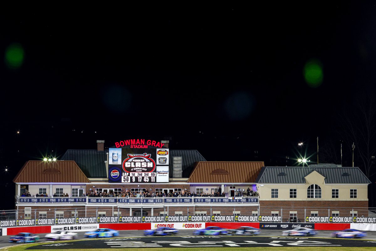 A_S12's tweet image. .@NASCAR has postponed the pre-season Clash exhibition race to Wednesday at 6:00pm ET after the snow storm in the Carolinas, per official announcement.