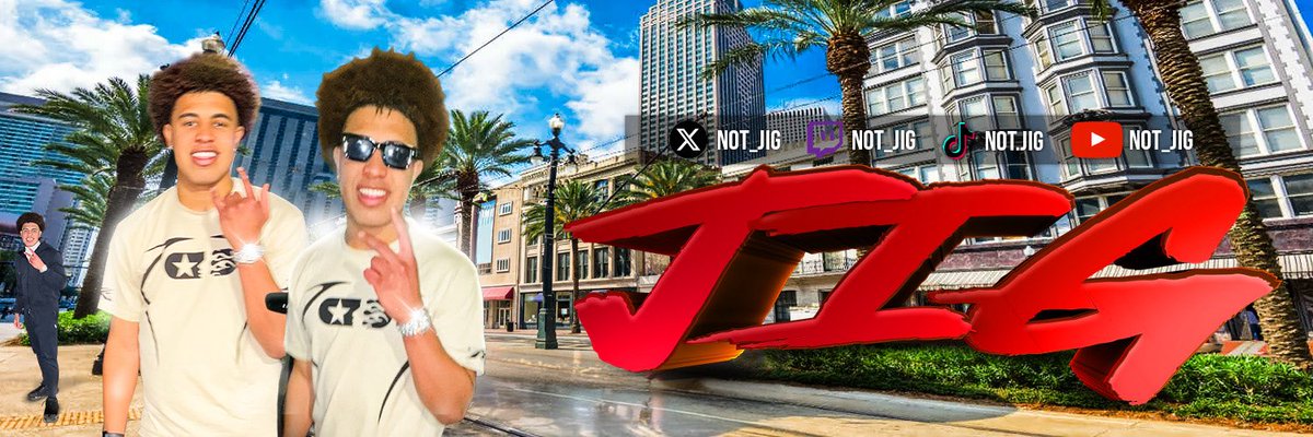 not_jig's tweet image. New Logo and Banner made by @guapuhh. About time I got me one😂#2KCommunity