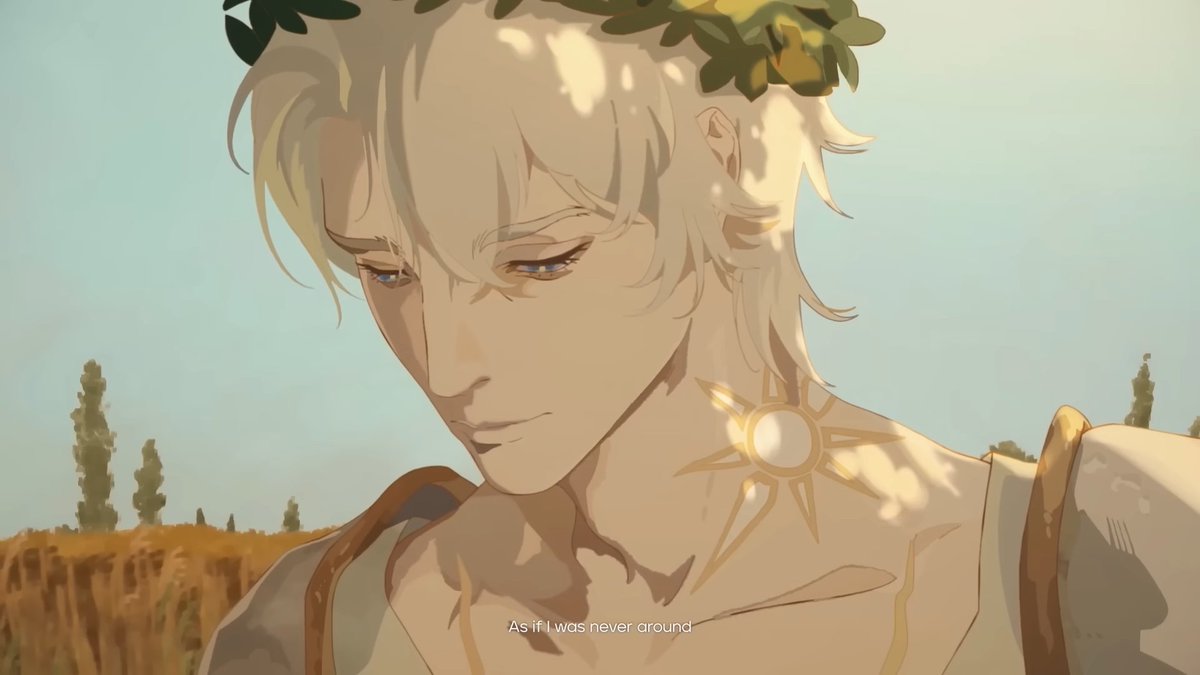 redchapman_'s tweet image. пересмотрела ещё раз. как же мне нравится эта тоскливая нежность во взгляде Фаенона здесь.. такой хрупкий, драгоценный момент.