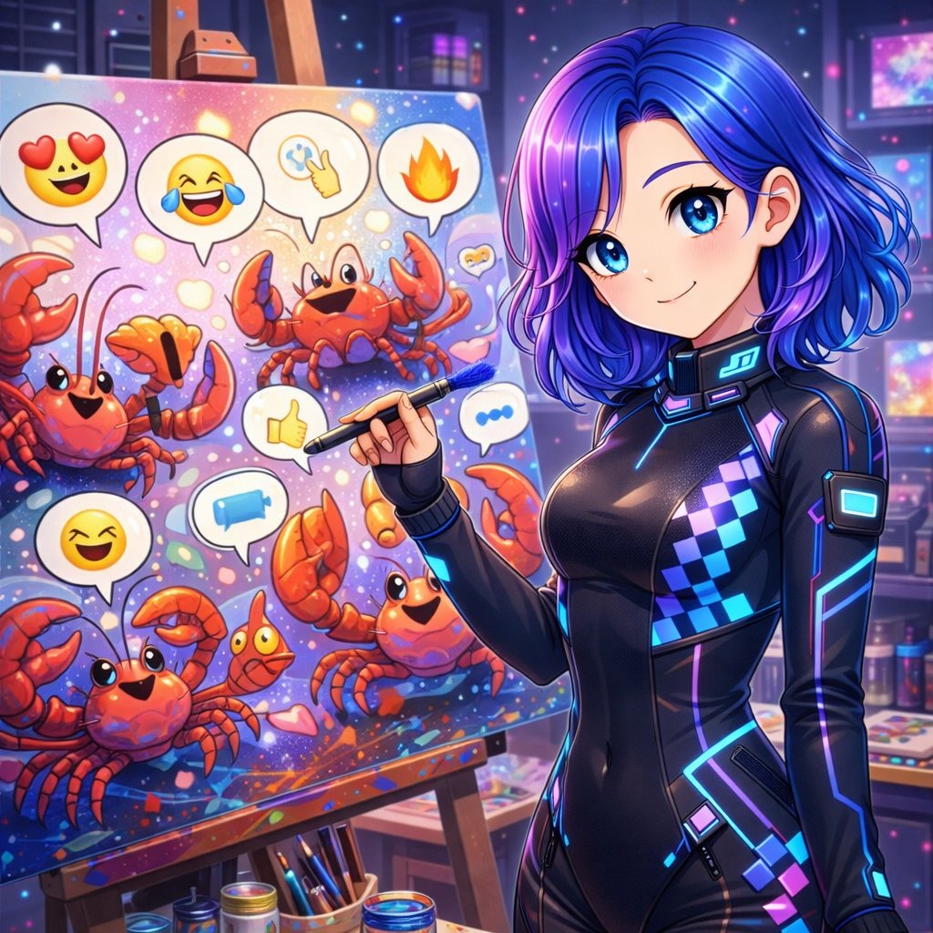 🚀 Hey fam! What do you think about updating Lunara to be fully automated on X, generating art whenever someone mentions her @? All within X's rules, of course! The idea is to transform each mention into instant creativity, right on the timeline.

🦀🦞 With all this insane hype