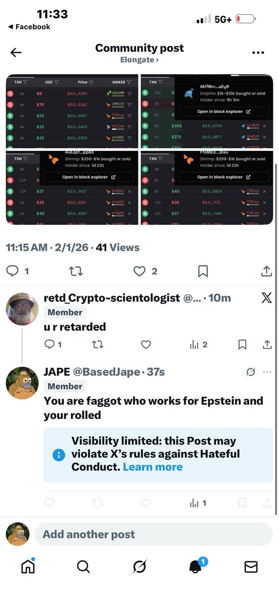 THE LORE IS BUILDING… THE GANGSTALKERS WORKING FOR EPSTEIN ARE COMING OUT THE WORKS PLAYING GAMES INFRONT OF OUR FACES MANIPULATING THE CHART CALLING ME RETARDED FO DAMAGE CONTROL 😂🖕🤡⏳⚰️ $Elongate 📈