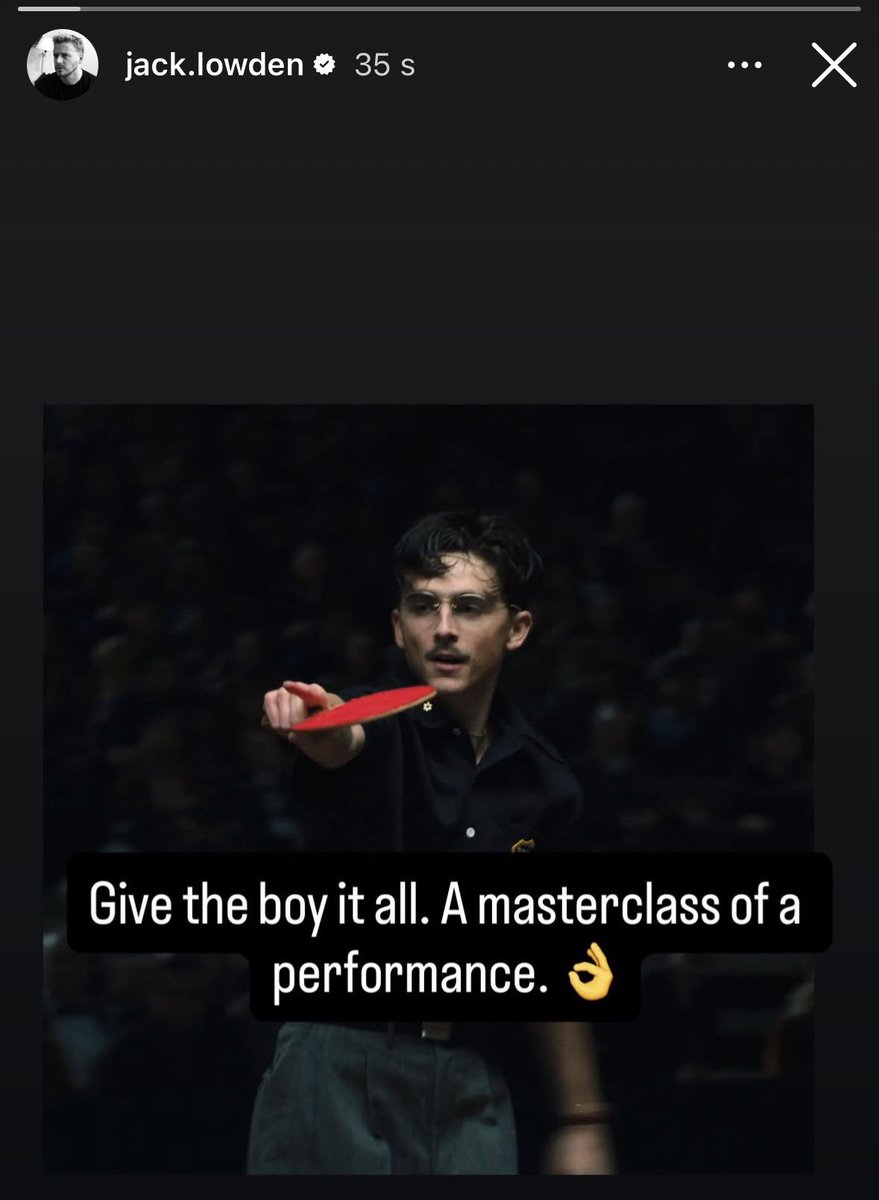 Jack supporting Timothee!