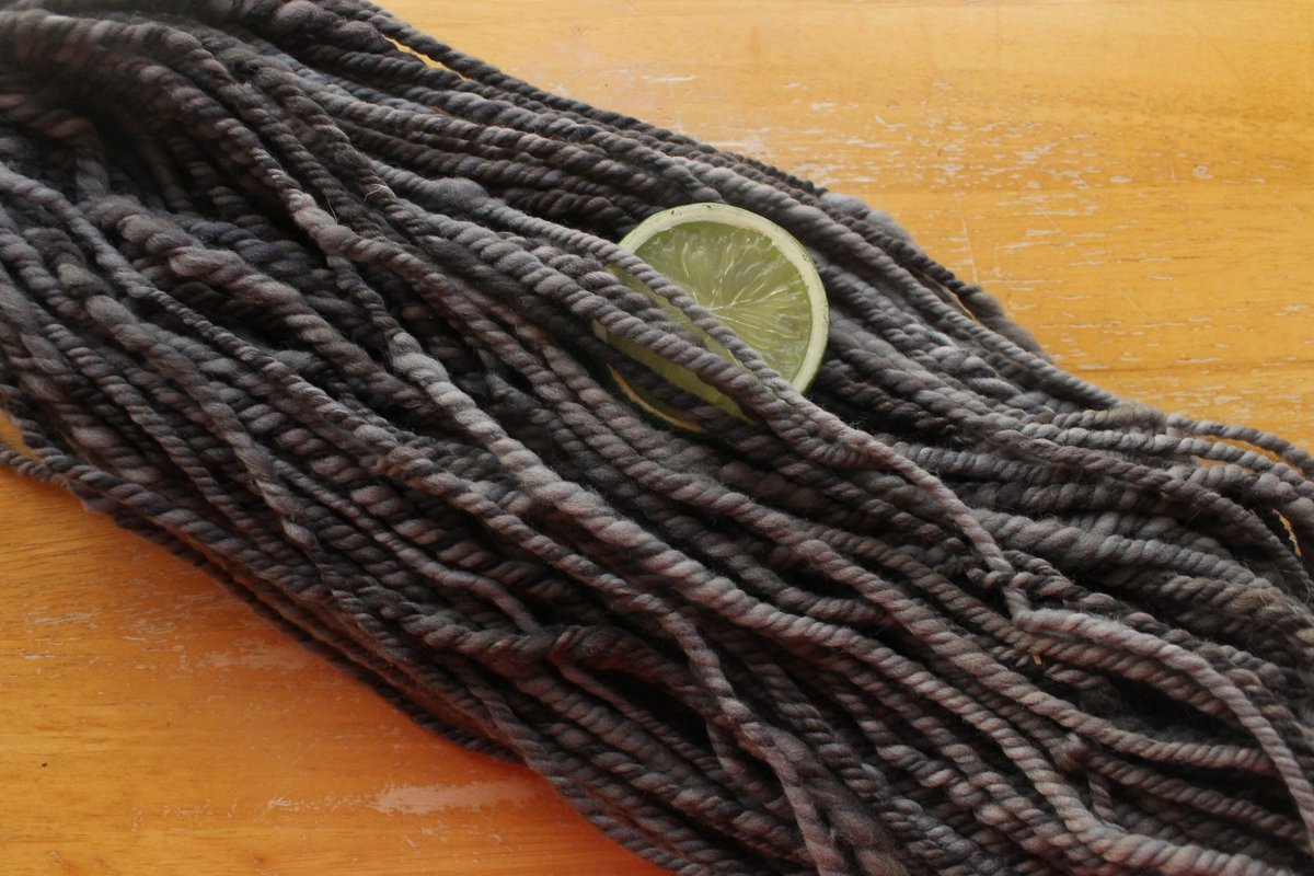 thefinelime's tweet image. Thick, #merinowoolyarn in lovely #handdyed greys.  New today! 
etsy.me/49RwUx1