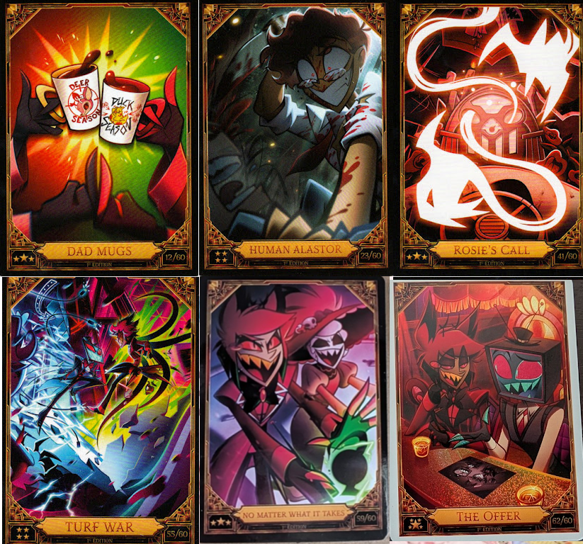Holy shit my pack of 20 DID ME SO WELL!!! Got all the Alastor