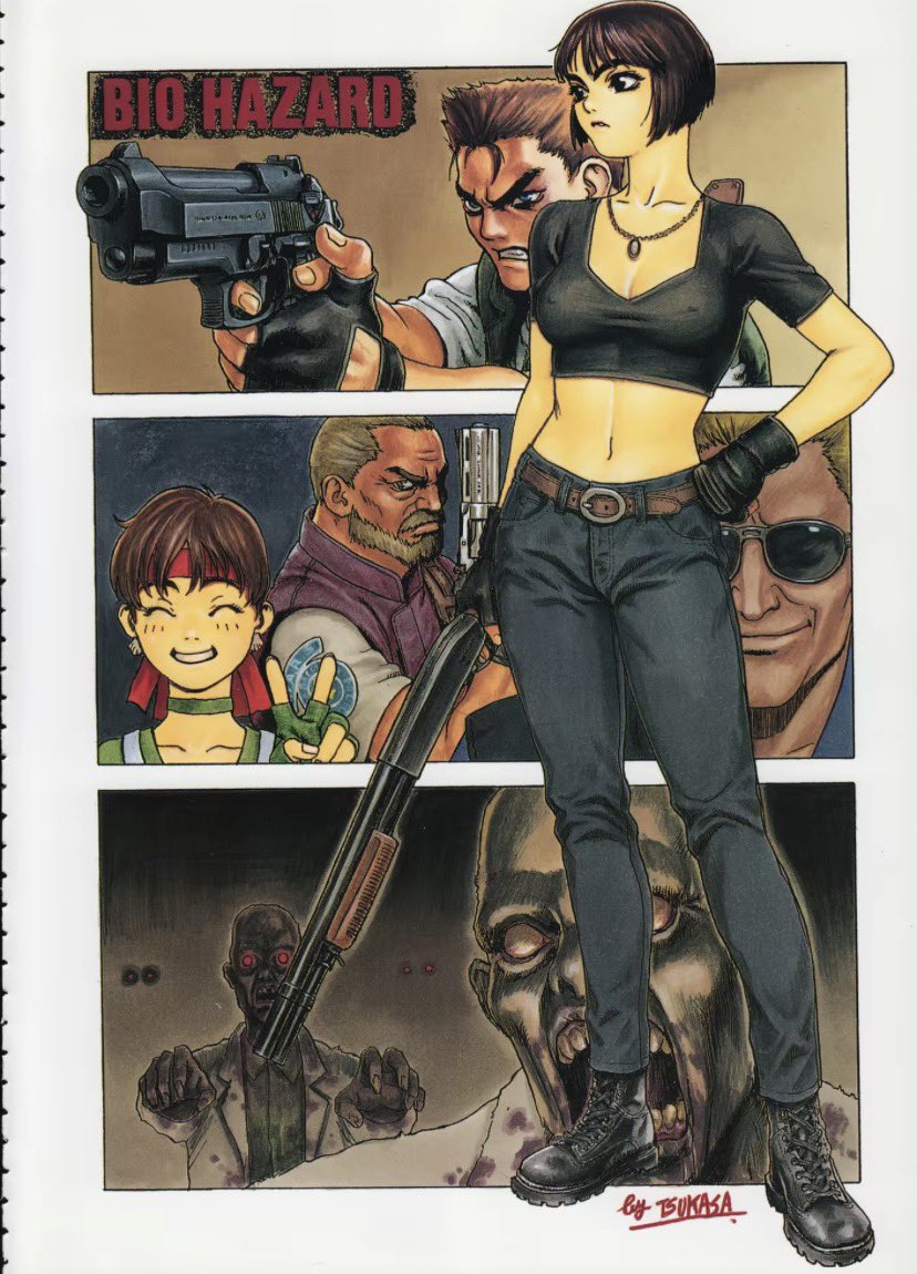 Biohazard Artwork by Tsukasa Jun! 

#ResidentEvil #JillValentine #CAPCOM #ChrisRedfield #artwork #illustration