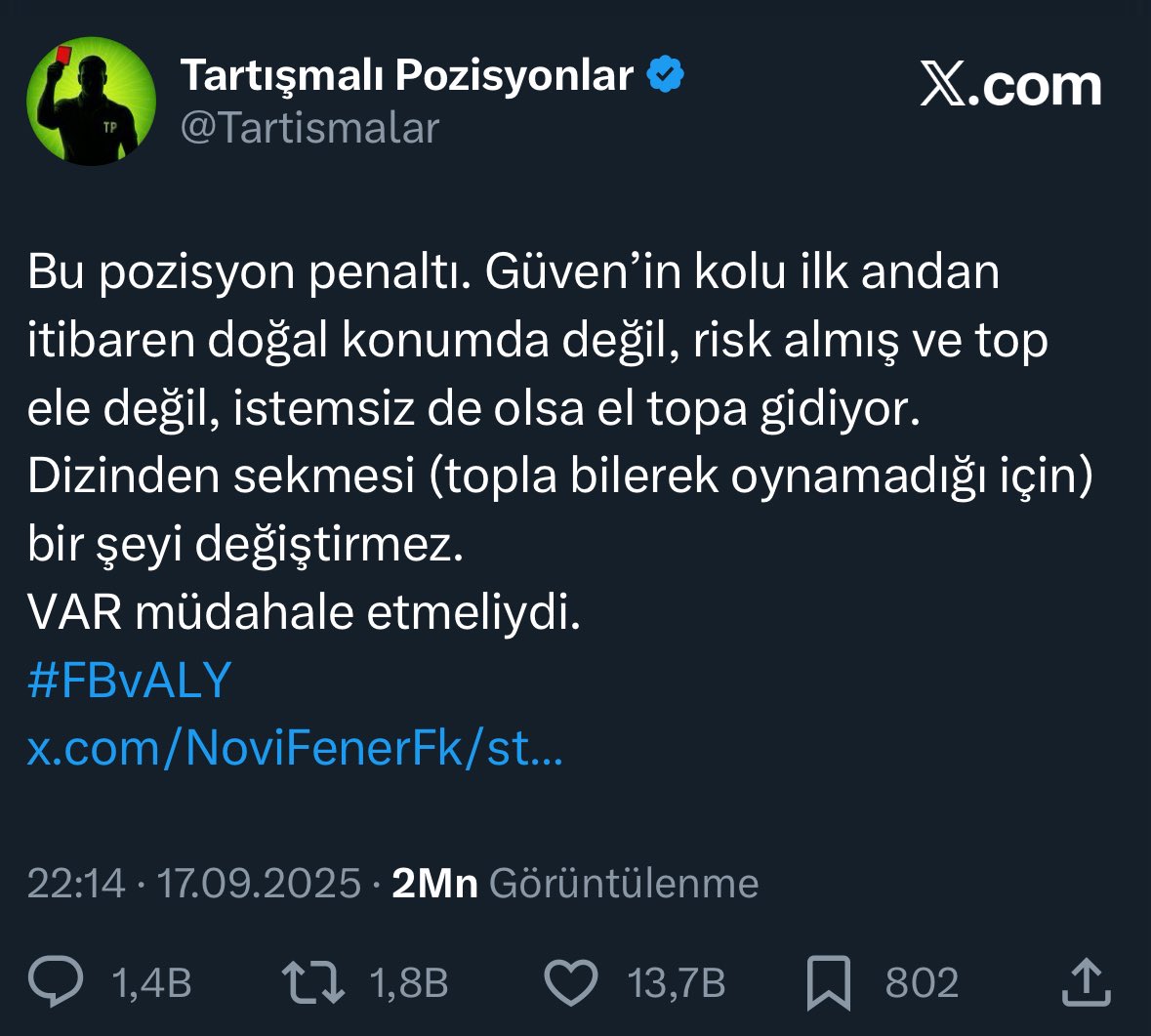 Tartışmalı Pozisyonlar tweet media