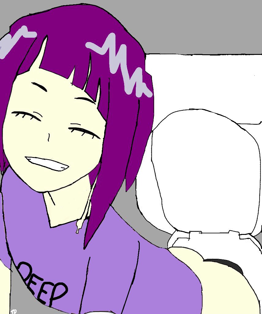 I have a lil headcanon that Jirou sends toilet selfies to her besties