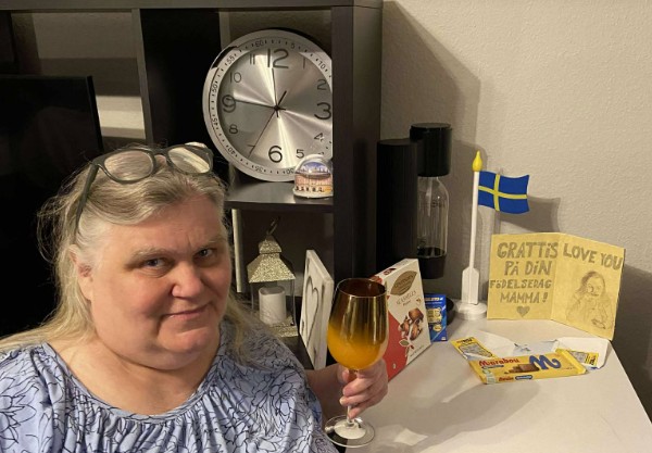 En sådan fin födelsedag min älskade familj ordnade till mig🥰 Men OJ det syns verkligen hur gammal jag ser ut😱