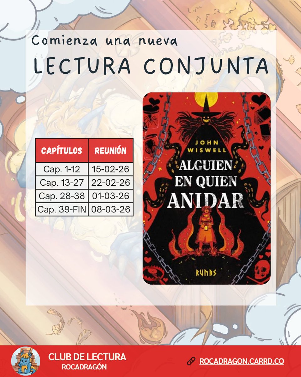 ¡Ya tenemos ganador para el mes de Monsterlove en Rocadragón! 🐉🪺

El elegido es "Alguien en quien anidar" de John Wiswell. Prepárate para un San Valentín diferente, original y con un toque de fantasía único. 🐙💖

Toda la info y acceso al servidor en: rocadragon.carrd.co