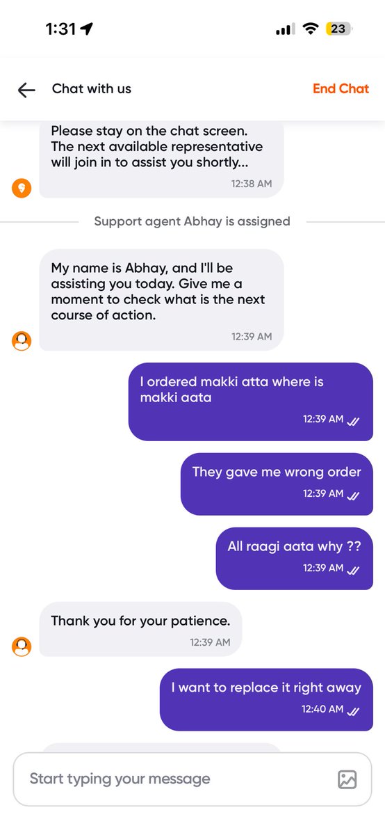 OFFICIALFITNES1's tweet photo. @Swiggy @SwiggyCares 

Is this the way to handle the customers he put me on chat for last 6 minutes no reply no resolution what about customer satisfaction??? From last 10 minutes no reply on the chat wow swiggy well handled customer care service you all are providing https://t.co/onELcEKSlU