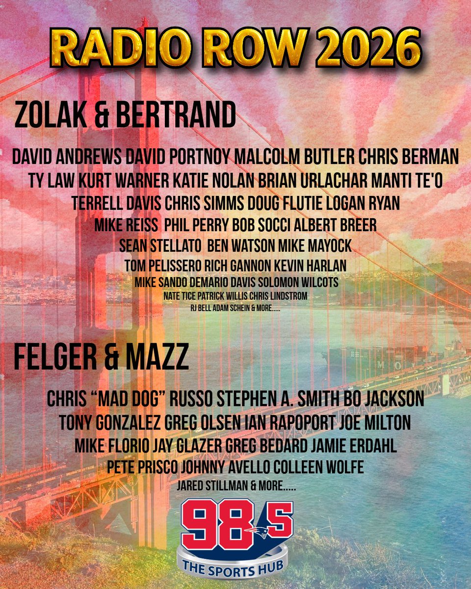 98.5 The Sports Hub tweet media