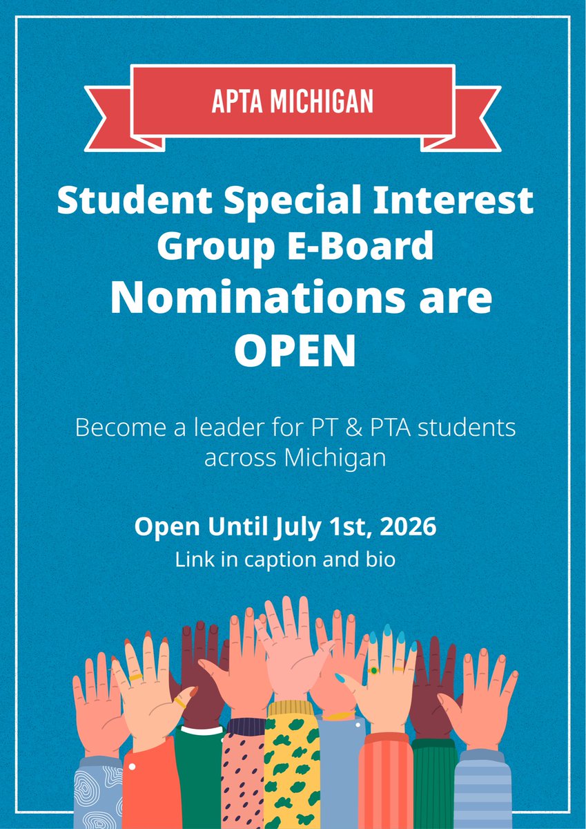 APTA Michigan Student Special Interest Group tweet media