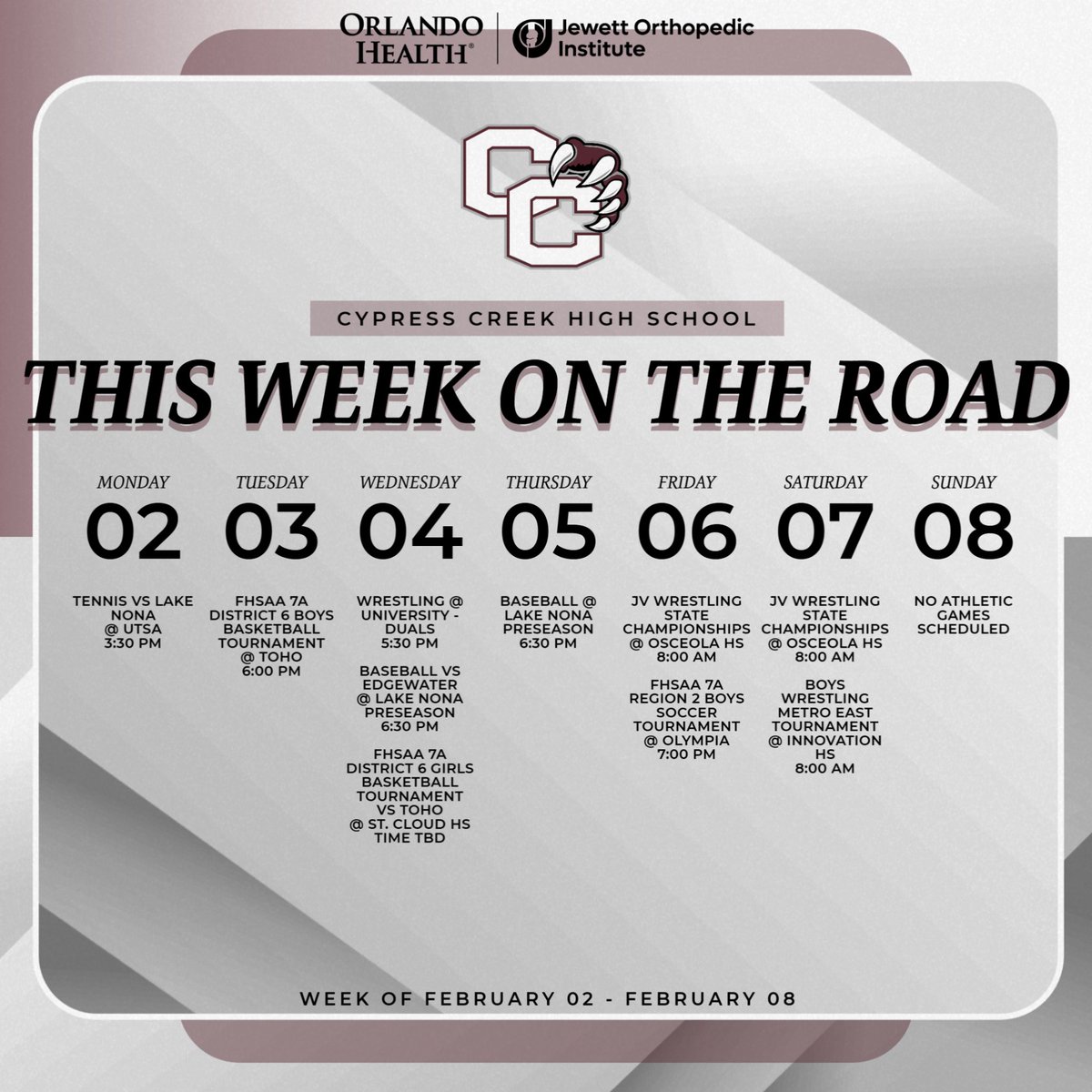 Cypress Creek HS Athletics tweet media