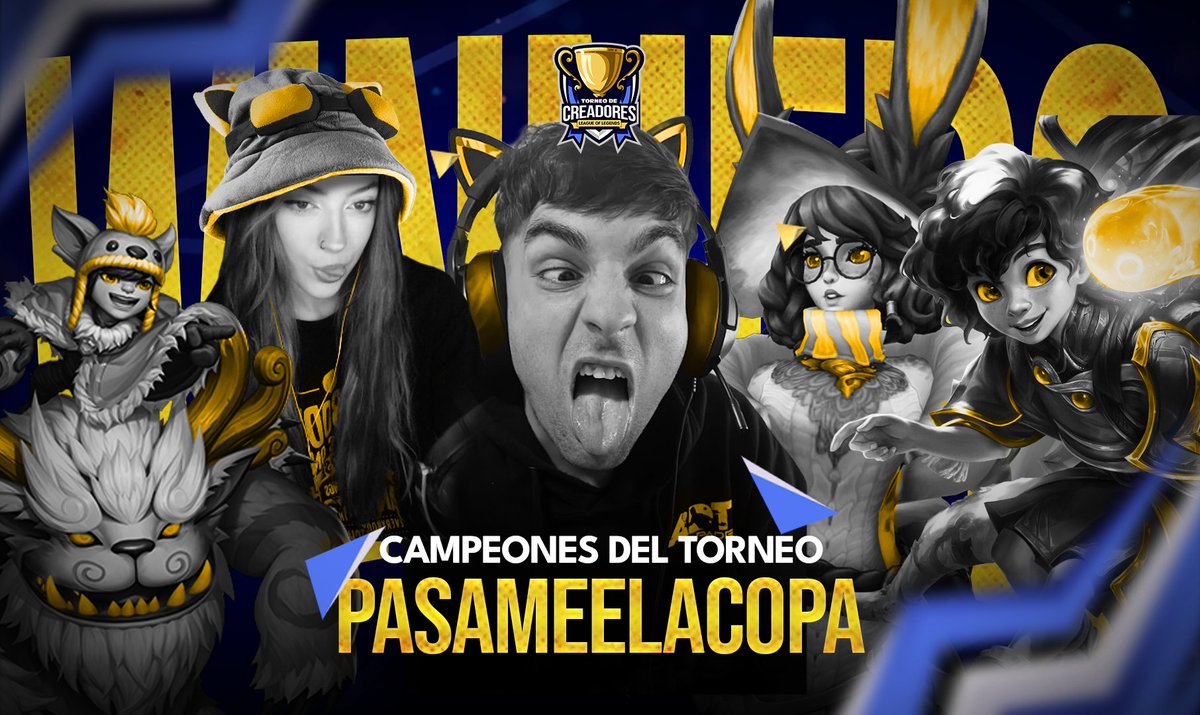 Enhorabuena al equipo de Pasameelacopa, por haber ganado el torneo de manera invicta. Se han hecho una perfect run 🐐
<a href="/PasameelcelOO/">Pasameelcelo</a> <a href="/brunolol04/">Brunolol33</a> <a href="/Cyane_lol/">Cyane</a> <a href="/SimpyLoL/">Sergi RB</a> 

Agradecemos a <a href="/EKEsports_/">EK Esports</a> por su participación.
GGWP por haber llegado hasta aquí
<a href="/Igridffs/">Valdivieso</a> <a href="/PuBaAlex/">AlexPuBa</a> <a href="/nilloo23/">Juan</a>