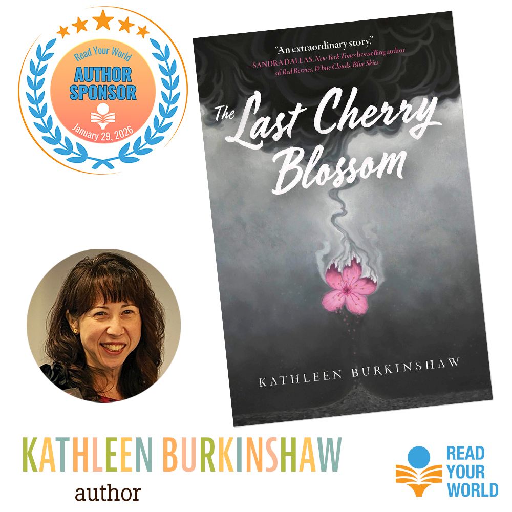 MCChildsBookDay's tweet photo. Welcome to 2026 Author sponsor @KLBurkinshaw1! The Last Cherry Blossom is based on her mother's experience of the bombing of Hiroshima. The Japanese translation released in 2022, while the audiobook version (English) in 2021.
https://t.co/Y2z3O5CTwa
#ReadYourWorld #ad #kidlit https://t.co/gHLgYiOW8m