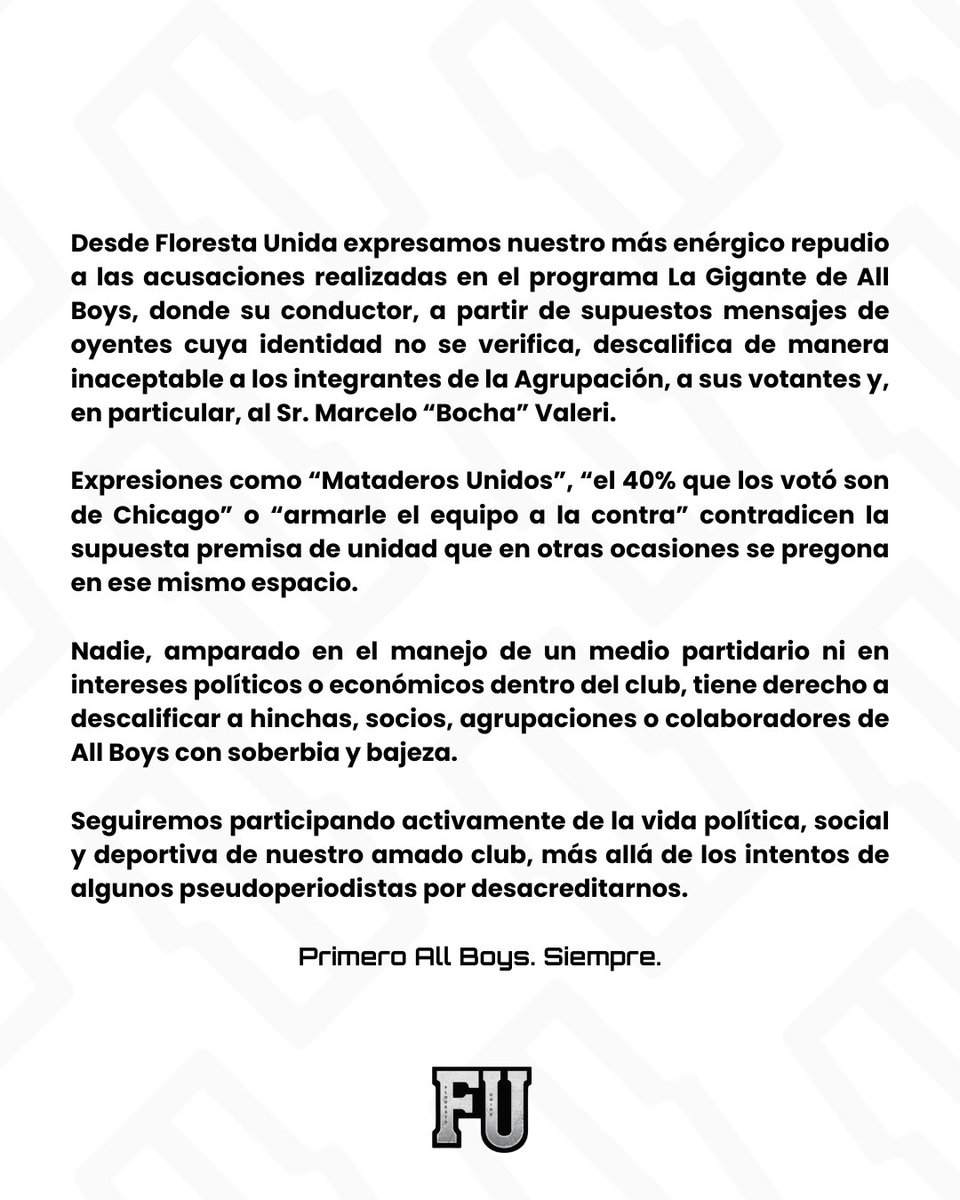Floresta Unida tweet media