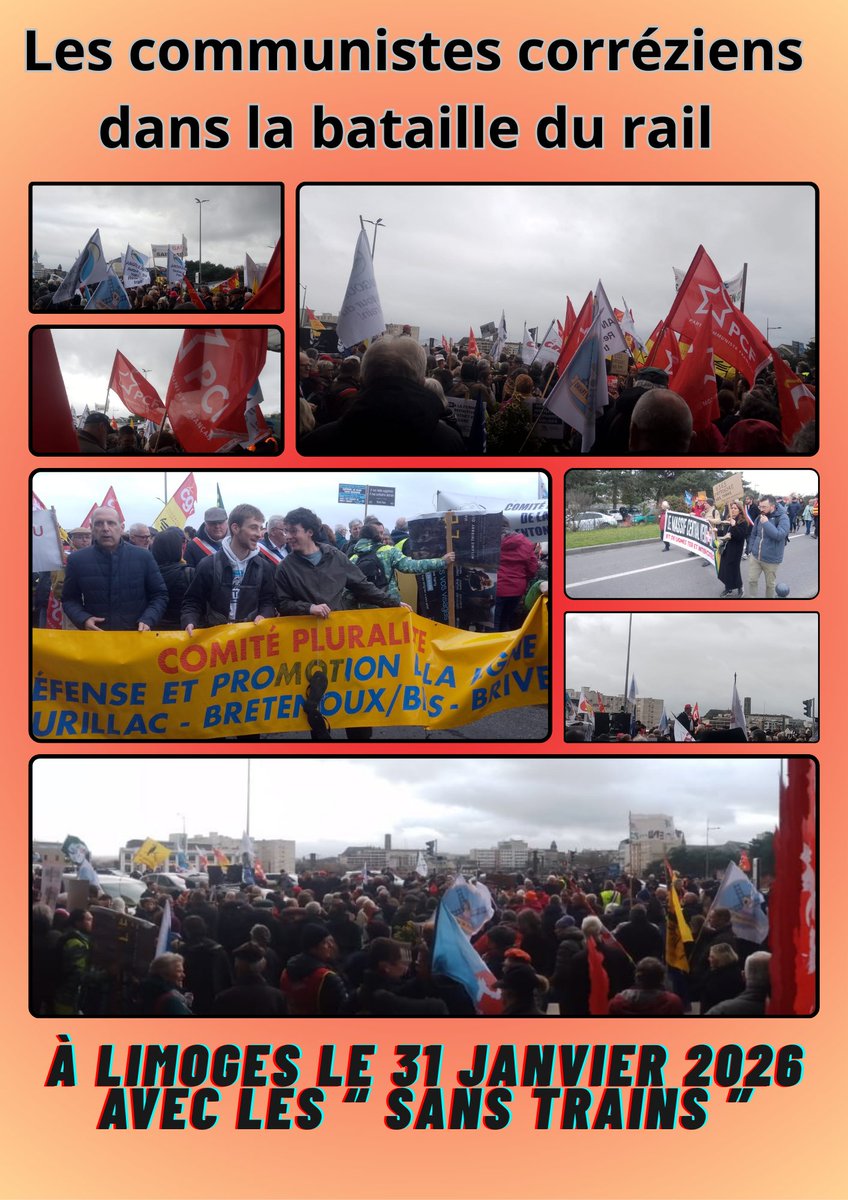 les communistes corréziens dans la bataille du rail , à Limoges le 31 janvier