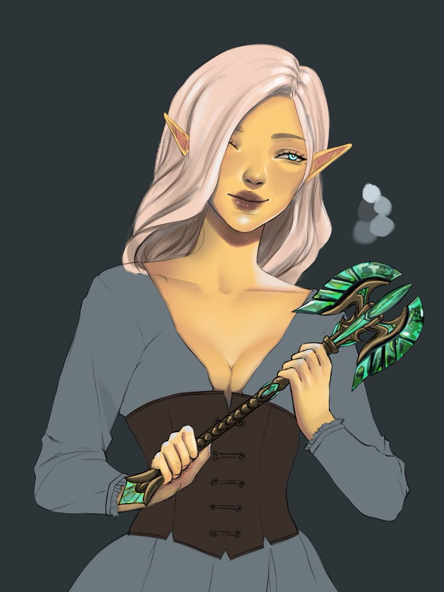 Buff me cansado de hacer renders bonitos de dibujos, cansarme a mitad y no gustarme el resultado. A partir de hoy probaré hacer más bocetos arrreu