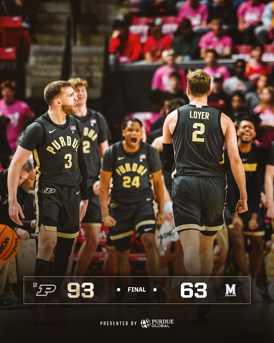 BoilerBall's tweet image. 💥💥💥 Needed that!

✔️: Loyer - 29 pts, 3 asts, 2 rebs, 7-10 3Ps
✔️: Smith - 19 pts, 6 asts, 4-6 3Ps
✔️: Harris - 12 pts
✔️: TKR - 7 pts, 10 rebs, 4 asts
✔️: Jacobsen - 8 pts, 5 rebs
✔️: Mayer - 9 pts