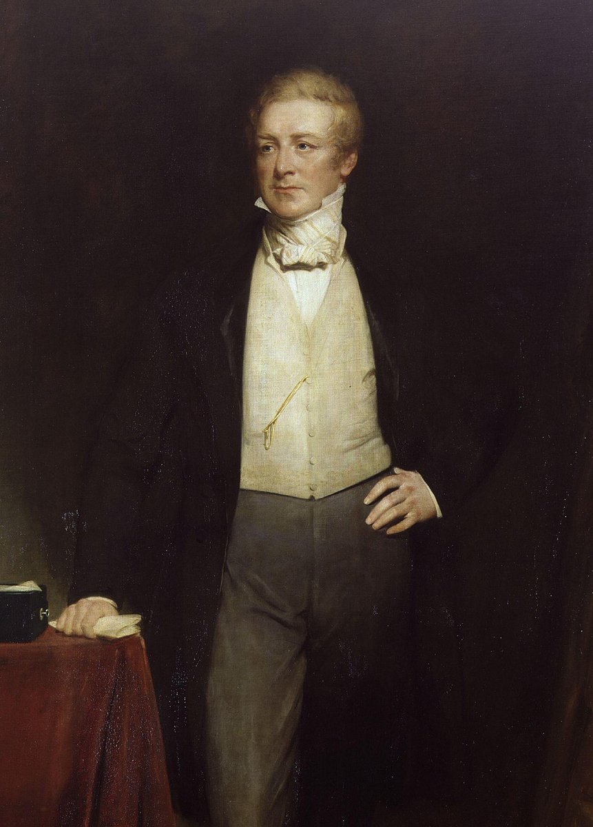 URDailyHistory's tweet image. 5 Feb 1788: Conservative #British Prime Minister Robert "Bobbie" Peel is born in Ramsbottom, England. He founded of the British #Conservative Party and was the founder of the modern #police force, hence the nickname, Bobbies, for police in Britain. #History #OTD #ad