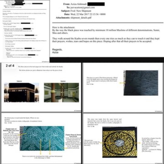 H2Blacko's tweet image. 🚨BREAKING: NEW EPSTEIN FILES RELEASE CONFIRM KAABA KISWA PIECES WERE SHIPPED FROM SAUDI ARABIA TO EPSTEIN…..

EPSTEIN WAS INTERESTED IN ISLAM  AS HE KNEW IT WAS LAST RELIGION STOPPING HIM FROM COMPLETE DOMINANCE, COLLECTING THE CLOTH FRM THE KAABA WHAT A SICK INDIVIDUAL, THE…