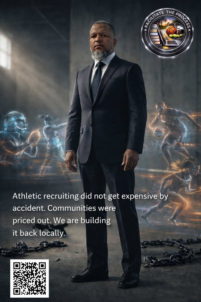 ftprocess's tweet photo. Athletic recruiting did not get expensive by accident. Communities were priced out.
We are building it back locally.
#Entrepreneur #BlackHistoryMonth #facilitatetheprocess #LegacyBuilding #Budget #LocalOwnership https://t.co/ZSVhskqj1b