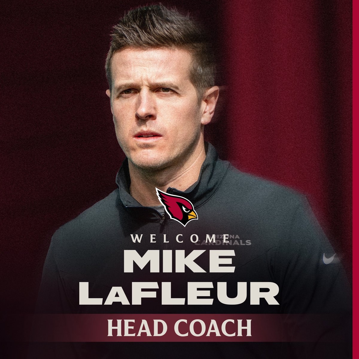Welcome to the Arizona Cardinals, Coach LaFleur.