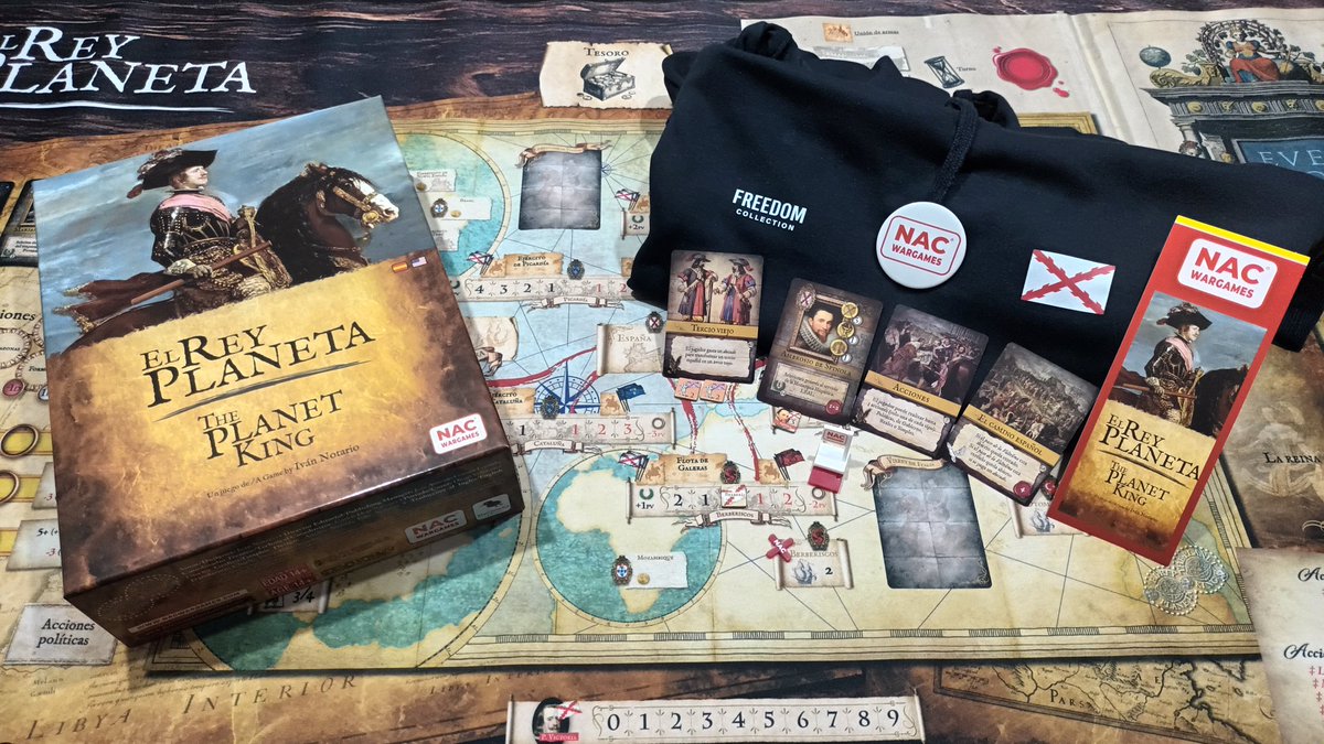 Javi_de_Nuln's tweet photo. @vandresm @31EneroTercios @InformativosTM @telemadrid Enhorabuena @vandresm 👏🏼 

También podemos recrear el Siglo de Oro y el Reinado de Felipe IV con

EL REY PLANETA

El juego de simulación de @GamesSpania y editado por @NACWargames y @MasQueOca

@MasQueOcaTienda:
https://t.co/pReaUx9ijl

Sudadera de #FreedomCollection @viOnemedia https://t.co/tSEIsSvr4n