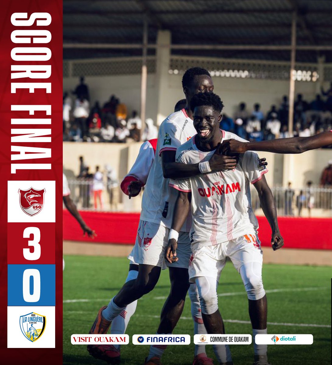 us_ouakam's tweet image. 𝐅𝐈𝐍 𝐓𝐄𝐌𝐏𝐒
Sérieux et appliqué les requins 🦈🔴⚪️ ont largement dominé 💪🏽 leur adversaire du jour 𝐔𝐒𝐎3️⃣🆚0️⃣𝐋𝐈𝐍𝐆𝐔𝐄̀𝐑𝐄.

#LSFP #USOLING #VisitOuakam #Finafrica #Diotali .