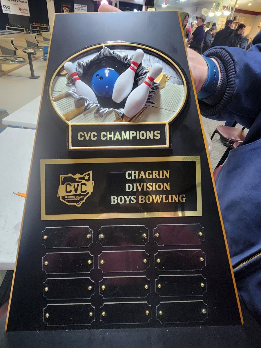 Huge congratulations to our Varsity Bowling Team on being crowned CVC Conference Champions! 🎳 What an incredible journey—starting as a club team just four years ago and now rising to the top of the conference. Go Hurricanes! <a href="/BrooklynSchools/">Brooklyn Schools</a>