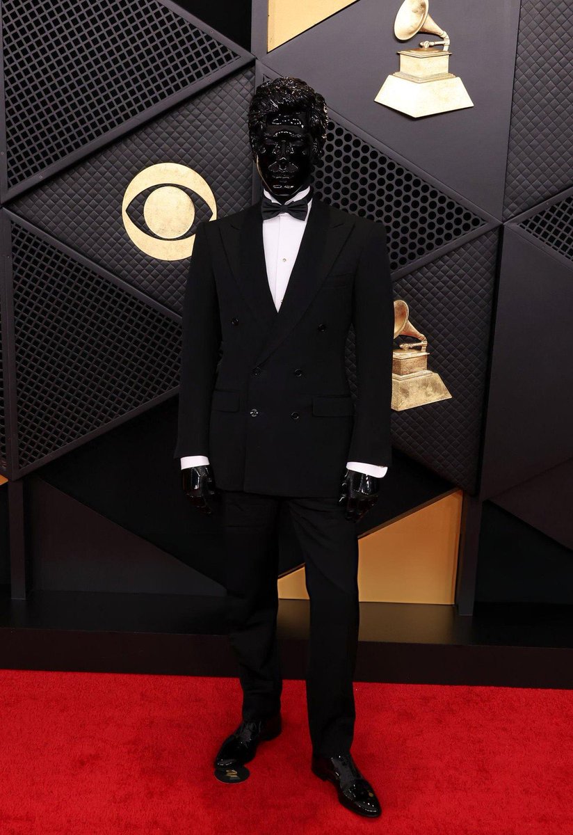 Gesaffelstein stuns for the 2026 #GRAMMYs red carpet.