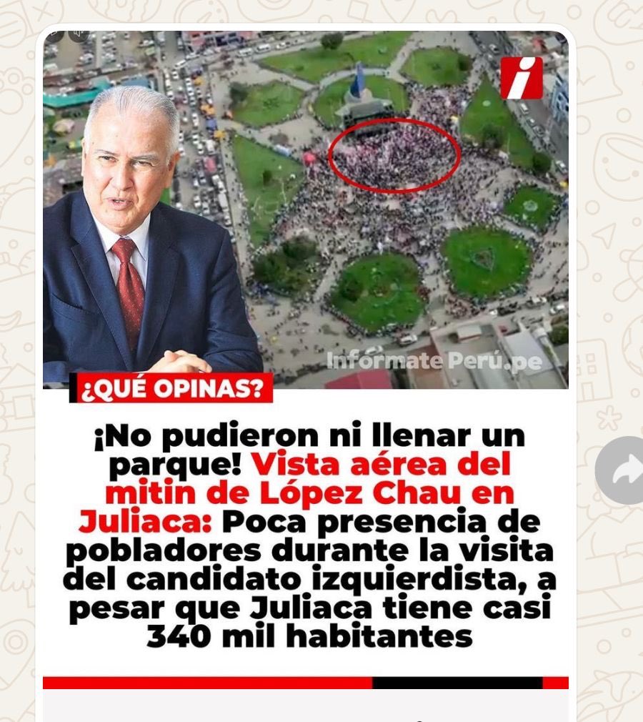 Rafael López Aliaga tweet media