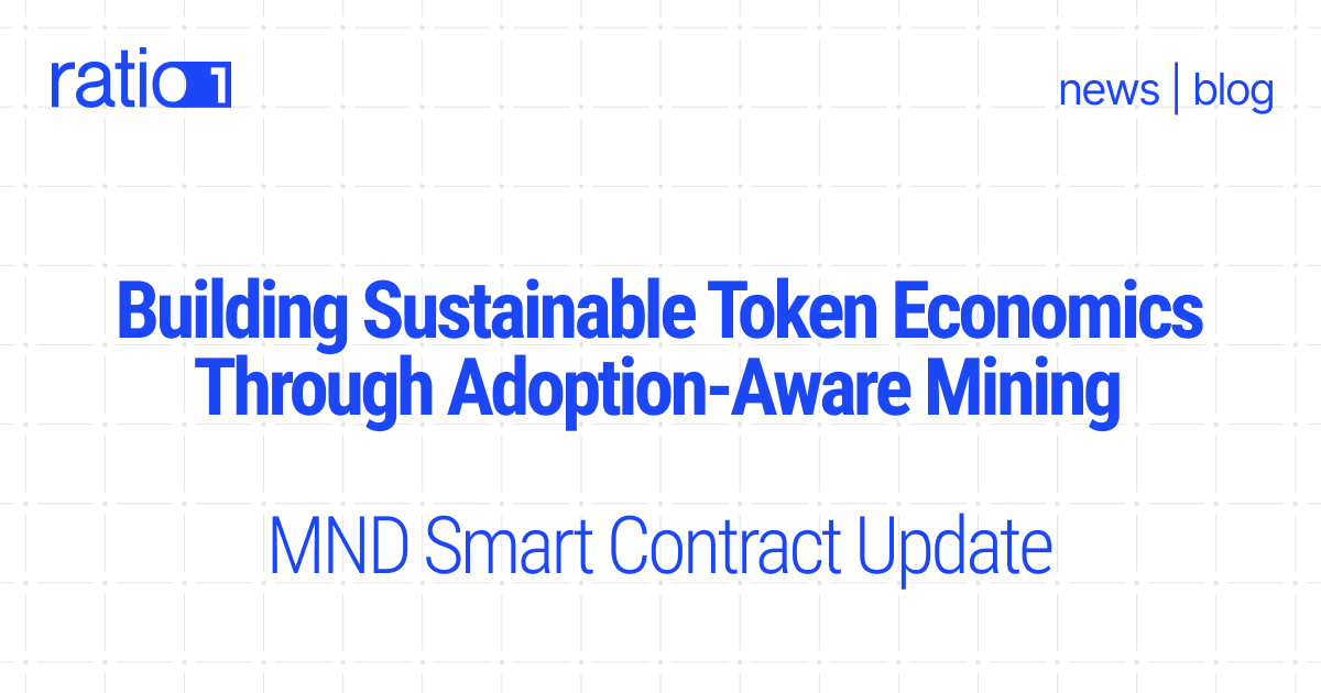 Token emissions shouldn’t run on a clock - they should run on reality.

We’re introducing adoption-aware mining: founder &amp; MND emissions scale with real usage, node adoption, and PoAI demand.

Sustainable tokenomics, grounded in real adoption.

Read more 👇