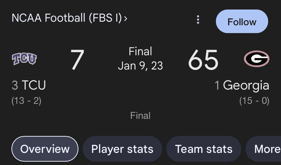 derpherde's tweet image. Last time my team’s OC made their decision before the championship game it resulted in this