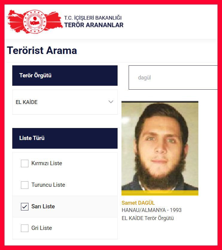Scandal: In Turkey, Yeni Şafak is putting on air an individual linked to Al-Qaeda, who is on Turkey’s terrorist list, and calling them a “journalist”! This is unacceptable, dangerous, and irresponsible.
The international community and relevant states must react immediately.