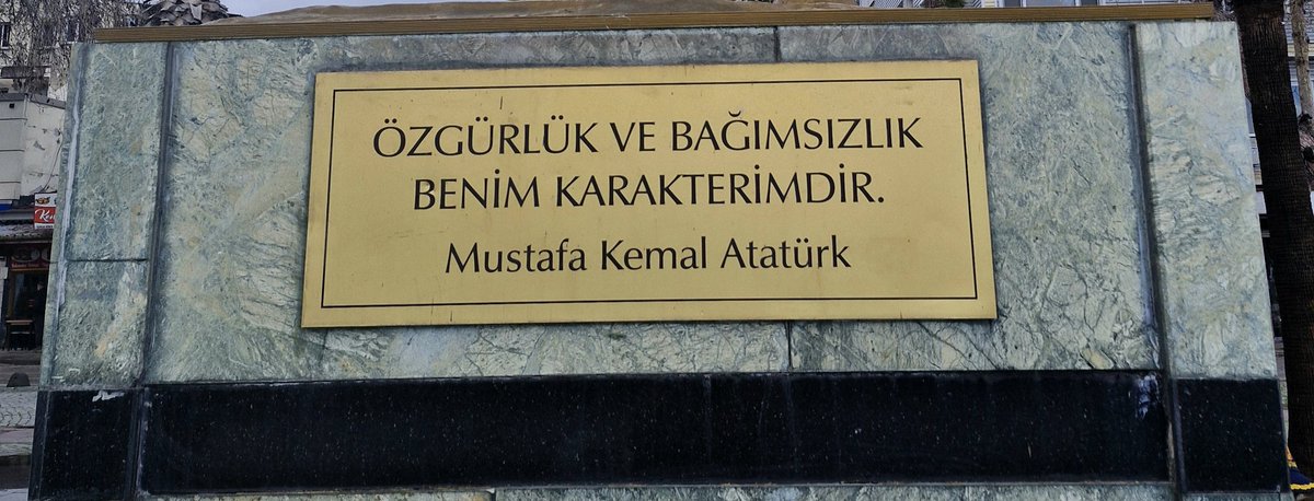 "Özgürlük ve bağımsızlık benim karakterimdir."

📍İzmir 🇹🇷