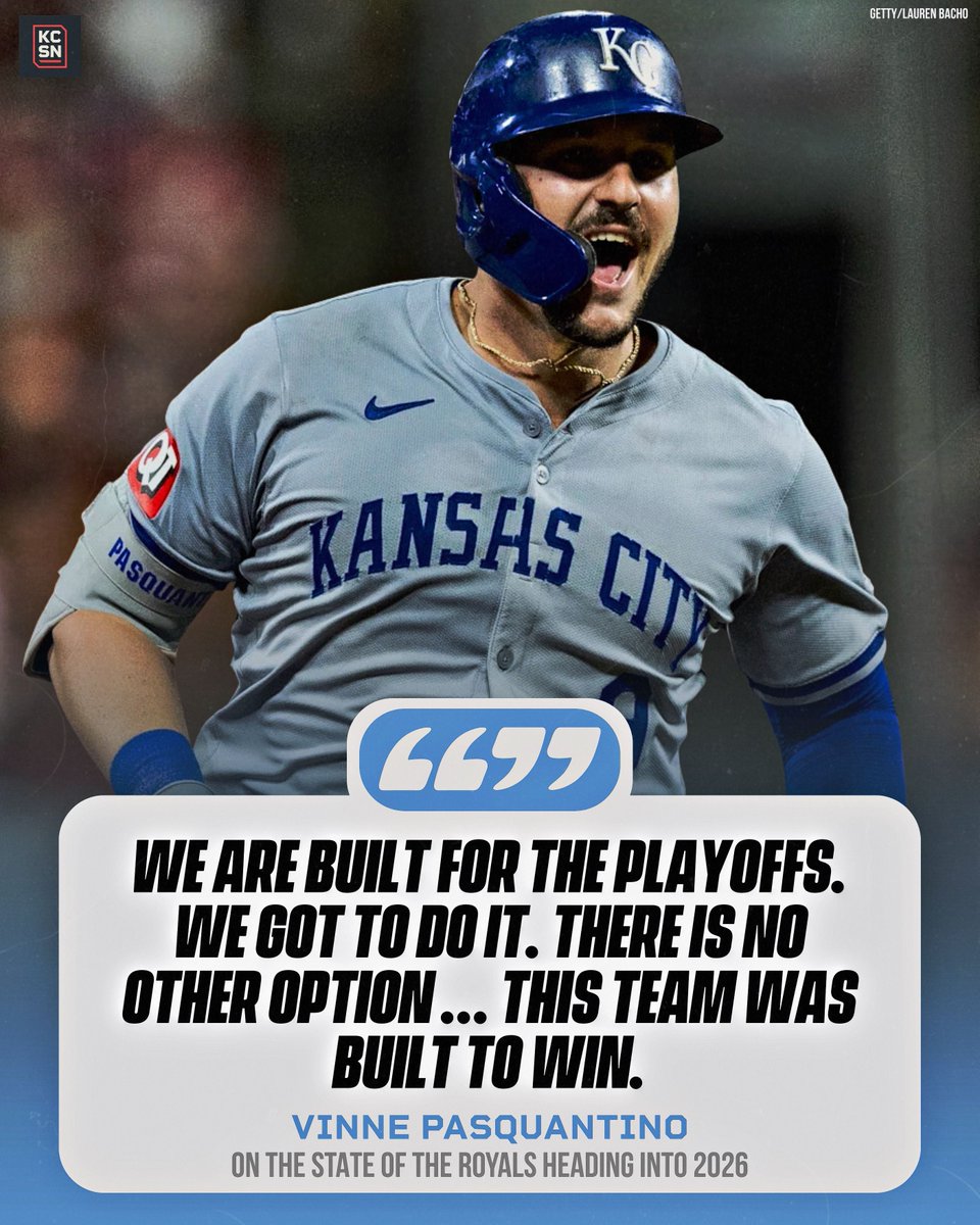 KCSportsNetwork's tweet image. It’s playoffs or bust for the boys in blue this season 😤 

(h/t @anne__rogers)